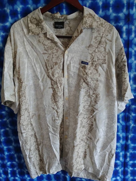 vintage guess shirt mens