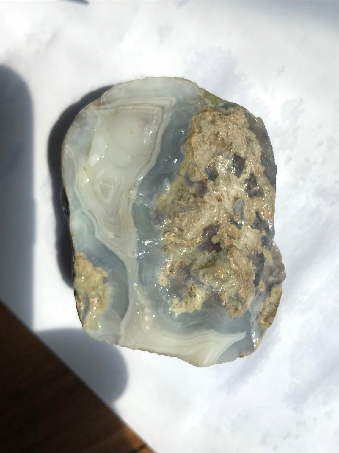 Raw Ellensburg Blue Agate 71 Grams Etsy