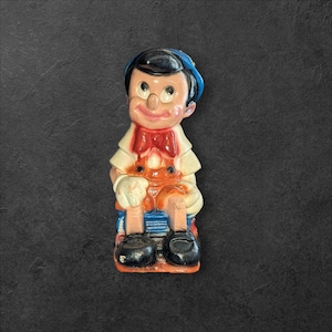 Vintage Disney PINOCCHIO Chalkware Bank Made in Mexico! Cute!