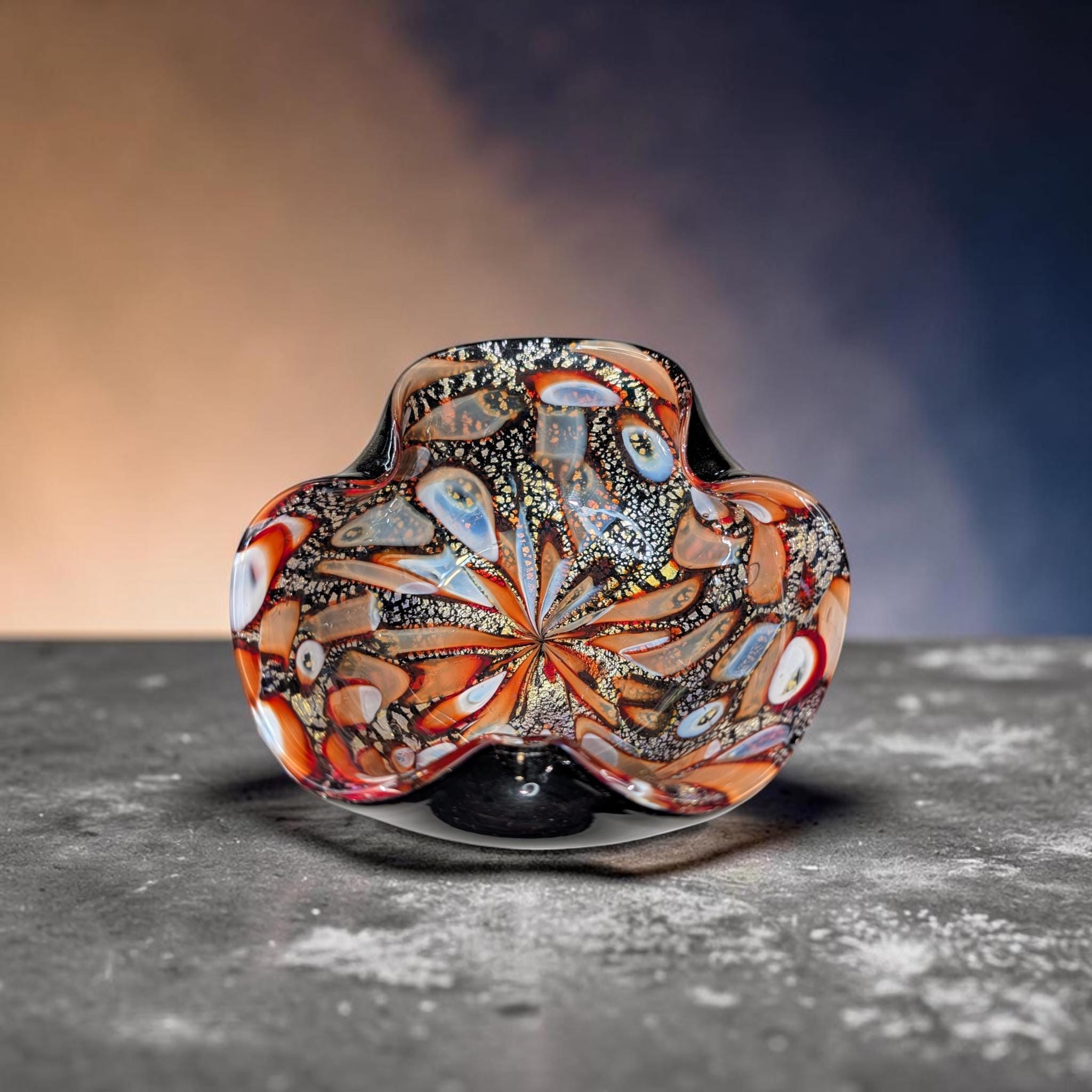 MURANO ヴィンテージ ムラノ 金彩 レース お碗 皿 Vintage Murano Glass Bowls - Etsy