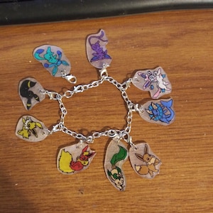 Eevelutions Charm bracelet set