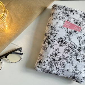 Initials A Book Sleeve With Zippe, Monogammed Gifts Fo