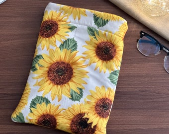 Sunflower Tablet Sleeve Sunflower IPad Sleeve Sunflower Tablet Pouch Sunflower IPad Pouch Sunflower Tablet Protection Floral IPad Cover