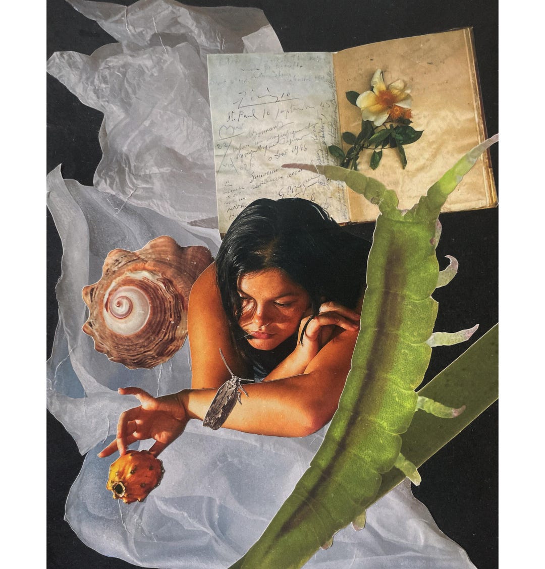 April - Matte Collage Print - Etsy