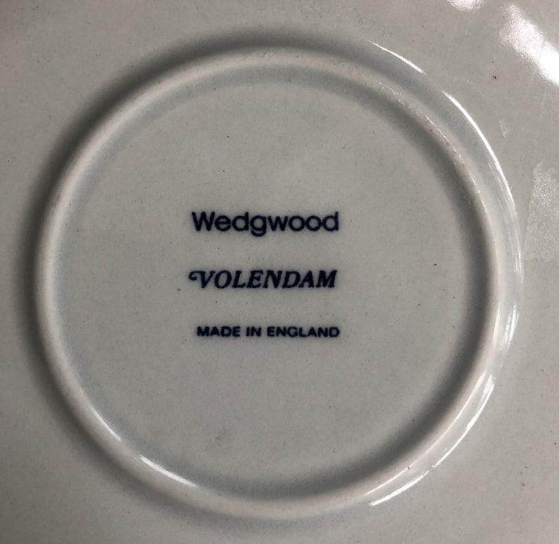 Wedgwood China Volendam Saucer