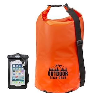 Beach Bag 30L, Waterproof Dry Bag, Camping Gear, Kayak Accessory, Canoe, Boat, Beach, Waterproof, Dry Bag, Outdoor, Universal Phone Pouch