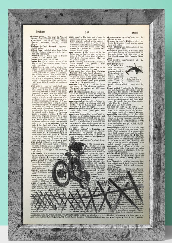 Steve Mcqueen Fence Jump Wall Art Print Dictionary Page Etsy