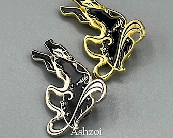 "4,5 cm ""Touch"" Barsoi Pin - Gold oder Nickel."