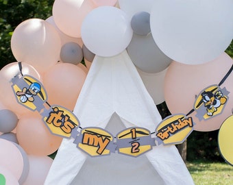 baby looney tune banner | half birthday | banner | kids birthday| party decorations | 1st birthday | 6 months birthday