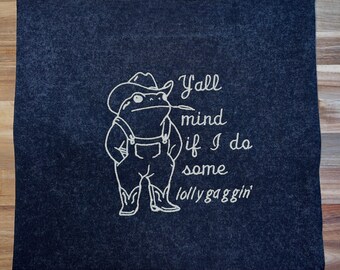 Cowboy Frog - "Y'all mind if I do some lollygaggin"