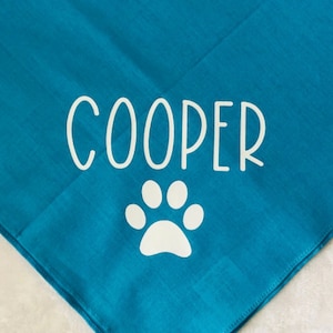 Custom Dog Bandanas *14 Bandana Colors and 3 Font Choices*