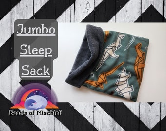 Fleece Small Animal Sleep Sack: Guinea Pig, Rat, Ferret Cuddle Pouch