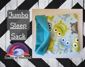 Fleece Small Animal Sleep Sack: Guinea Pig, Rat Cuddle Bed