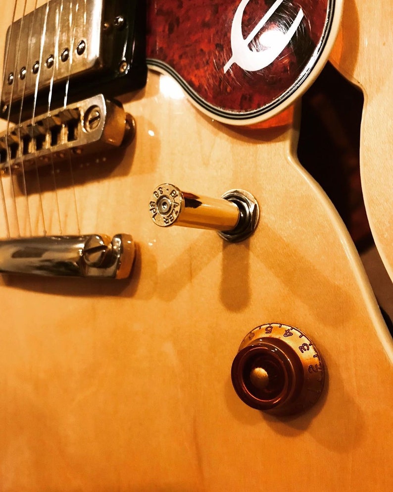 Guitar Switch Tips Made With Recycled Bullet Casings Etsy