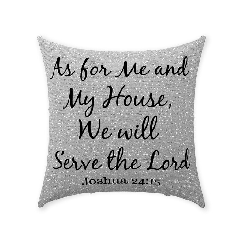 Pillows with Sayings Throw Pillow Christian Decor with Quote Etsy