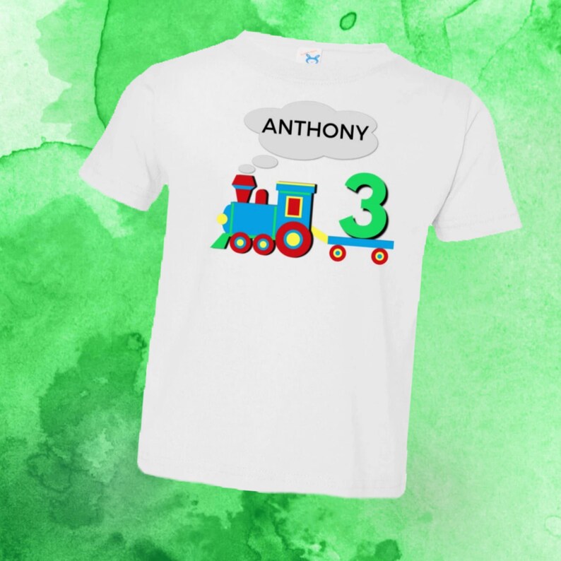 Personalized Birthday Shirt Boy 3 Year Old Shirt Third Etsy