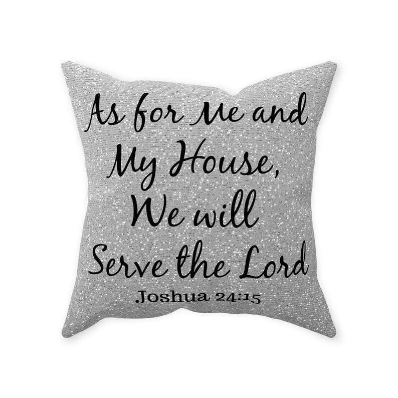 Pillows with Sayings Throw Pillow Christian Decor with Quote Etsy