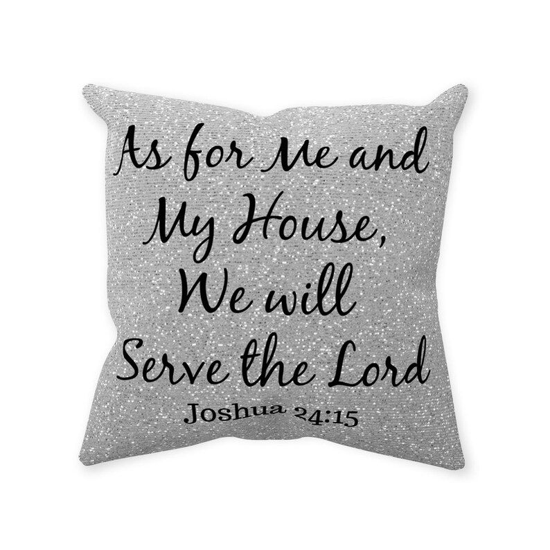 Pillows with Sayings Throw Pillow Christian Decor with Quote Etsy