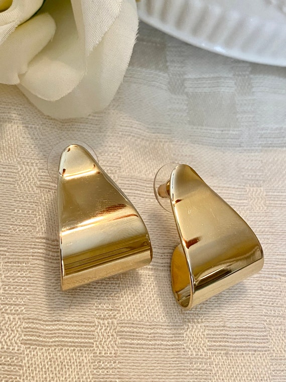 High Polished Statement Half Hoops - image 9