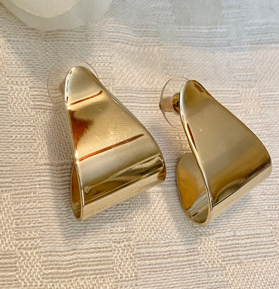 High Polished Statement Half Hoops - image 6