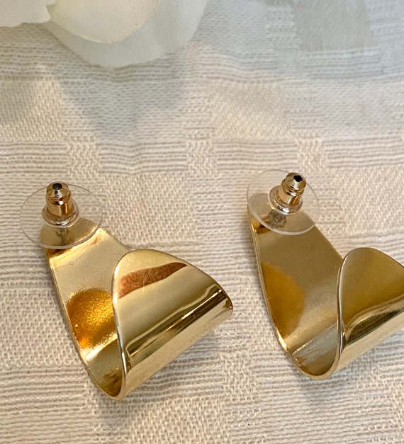 High Polished Statement Half Hoops - image 7