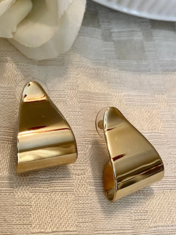 High Polished Statement Half Hoops - image 3