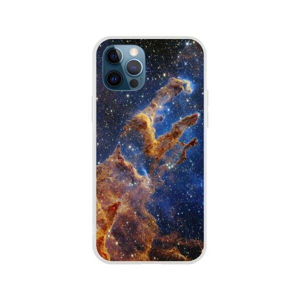Pillars of Creation Nebula, NEW James Webb Photo 2022! (NIRCam Image) - Flexi iPhone Case