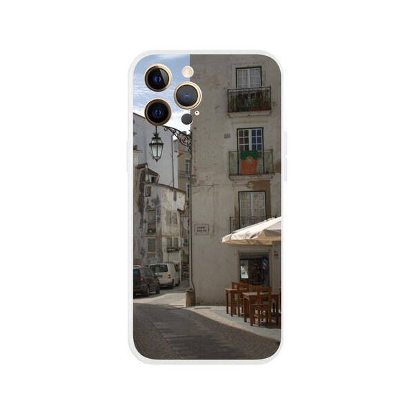 Narrow Streets of Coimbra, Portugal - Flexi iphone Case