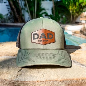 Custom Dad Trucker Hat, Fathers Day Gift, New Dad Gift, Gift For Husband, Trucker Hat, Grandpa Patch Hat, Outdoors, Dad Gift, Father Hat