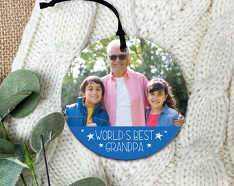 Grandparents Christmas Ornament, Grandpa and Grandma Keepsake, Special Pops and Ma Holiday Decor, Family, Customized Grandchildren Gift