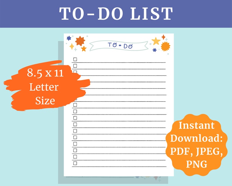  aesthetic to do list printable planner bullet journal bujo etsy