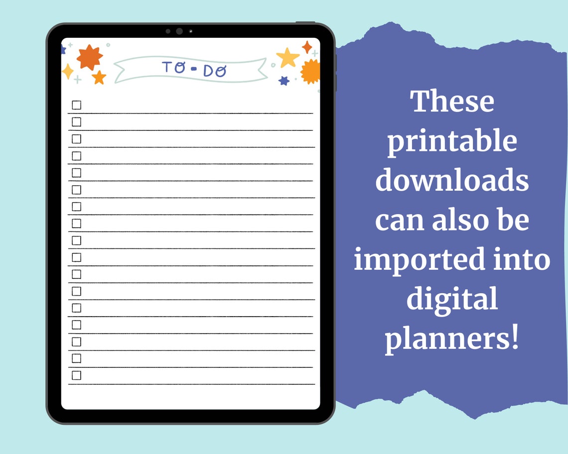 Aesthetic To-do List Printable Planner Bullet Journal Bujo - Etsy Hong Kong