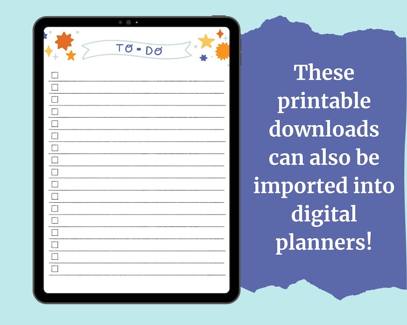 aesthetic to do list printable planner bullet journal bujo etsy