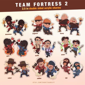 TF2 / Acrylic Charms