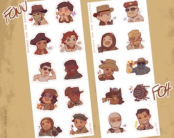 Apocalypse Game / Clear Sticker Sheets