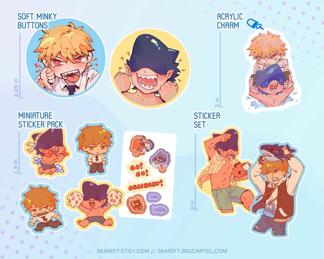 Shark & Chainsaw Collection / CSM - Etsy