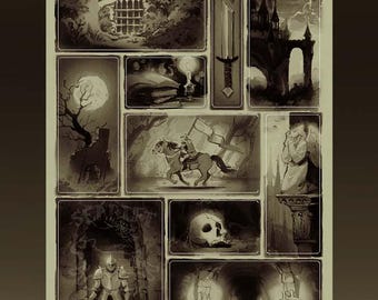 Dark Fantasy / Sticker Sheet