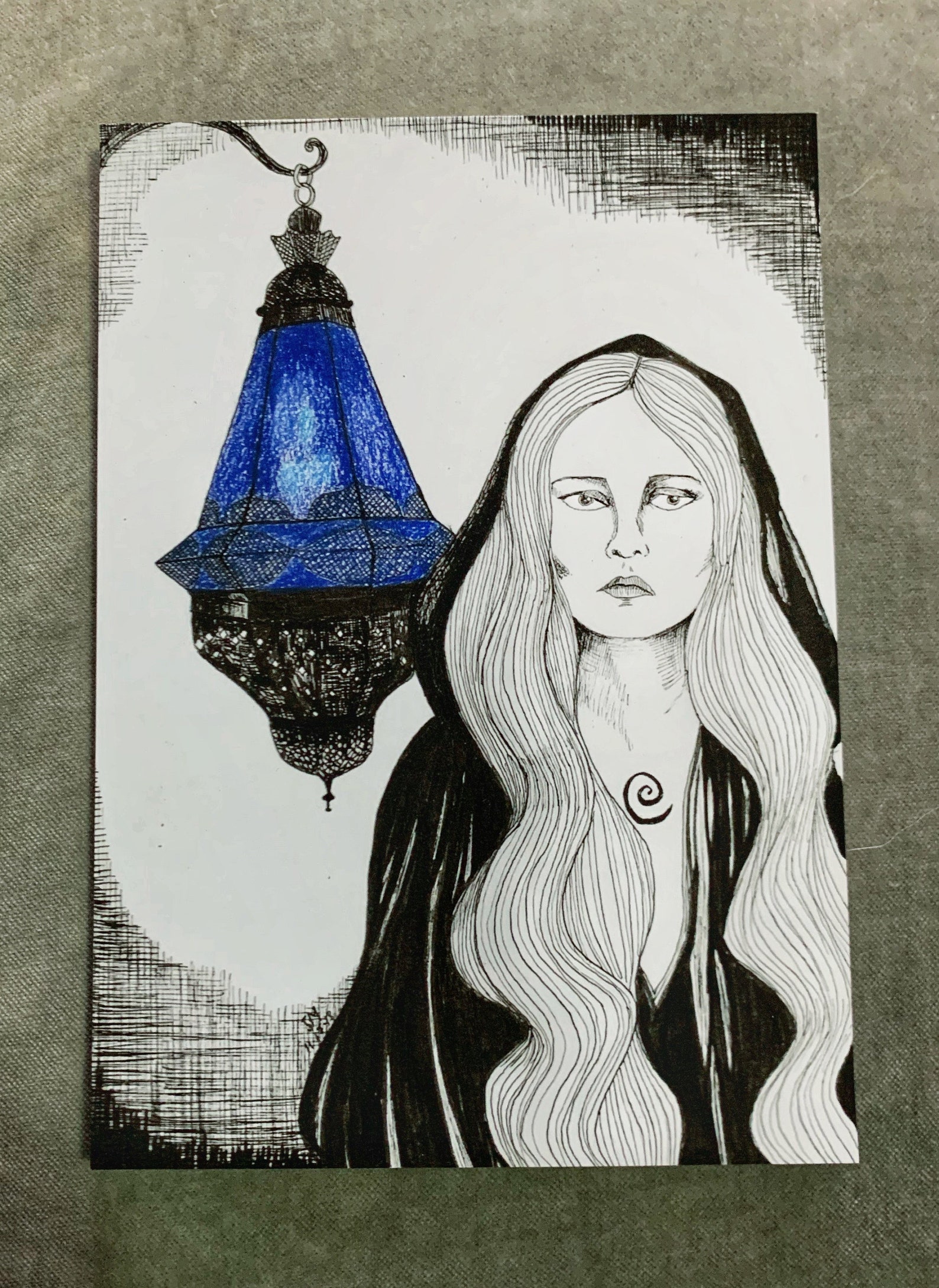 Blue Lamp 5x7 Fine Art Print Stevie Nicks Bella Donna Etsy