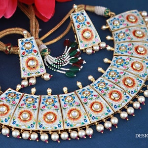 Meenakari artificial jewellery clearance