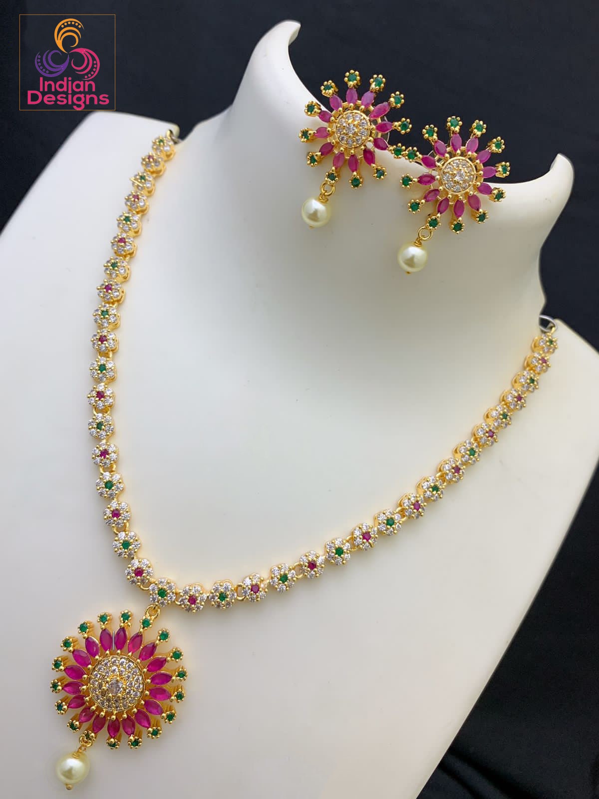 New design necklace set discount