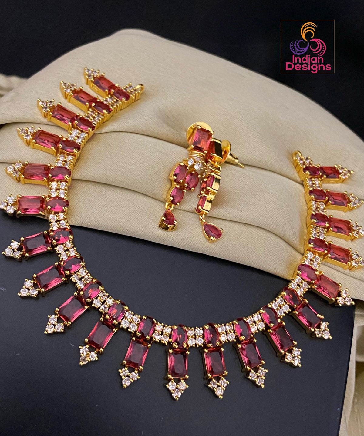 Nidin Classic Creative Design 6 Colors Cross Pendant Necklace Exquisite  Shine Zircon Chain Choker Jewelry for Women Party Gift
