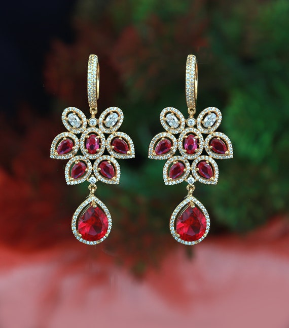 Best quality american diamond clearance earrings