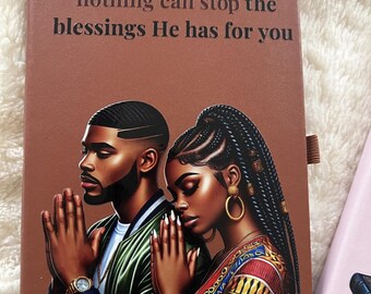 Afrocentric Hardcover Journals - Black Woman Art, Custom A5 Journal Notebooks,