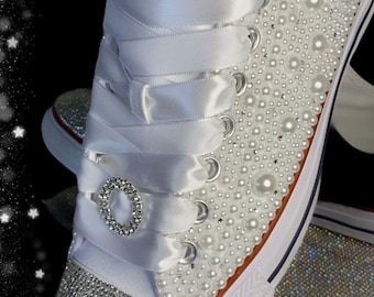 Kinderen aangepaste Bling Converse