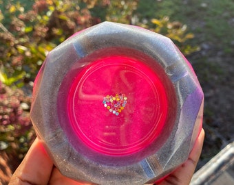 Diamond Heart Ashtray