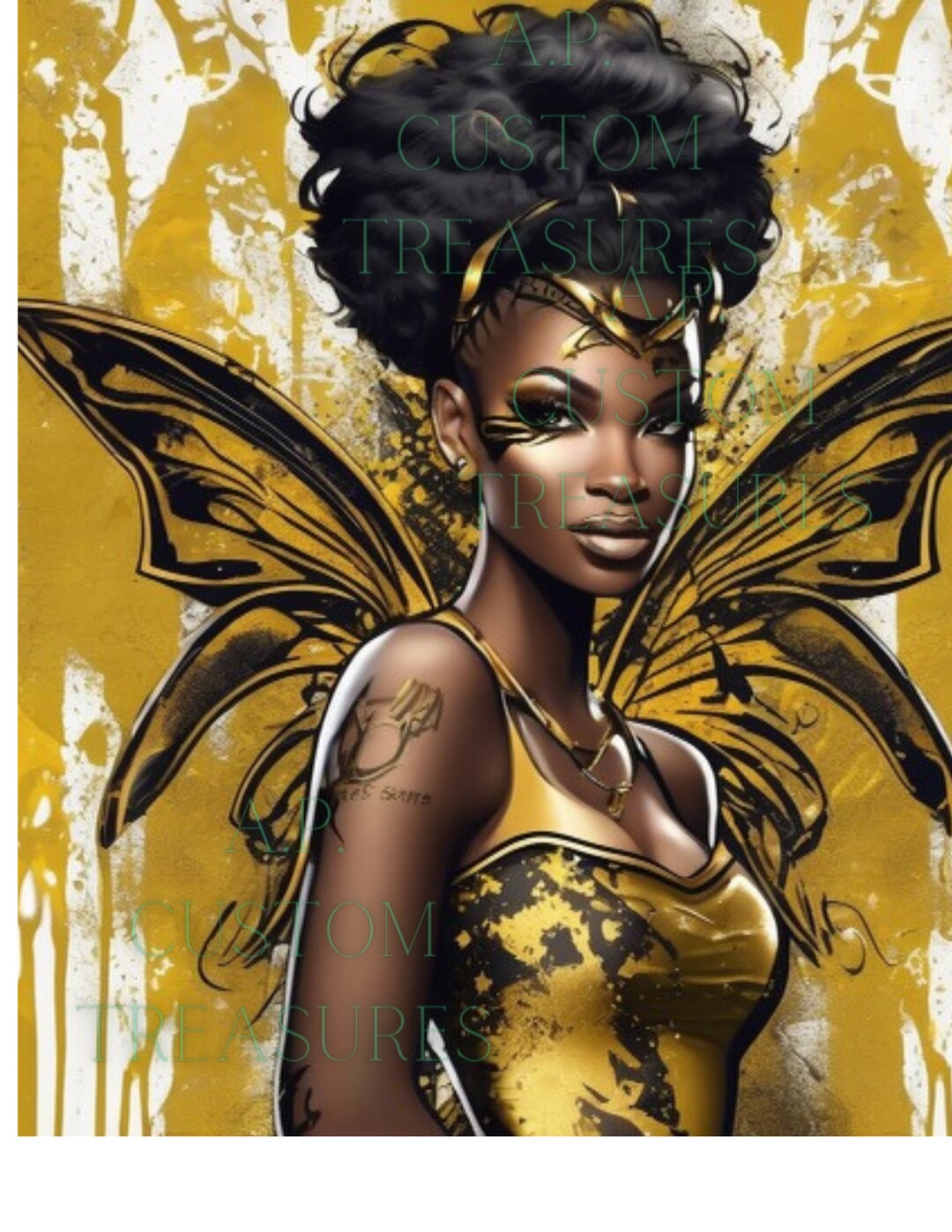 Black Fairy PNG/JPEG (3 Files) - Etsy