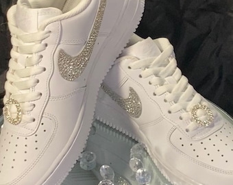 Blinged Air Force Ones