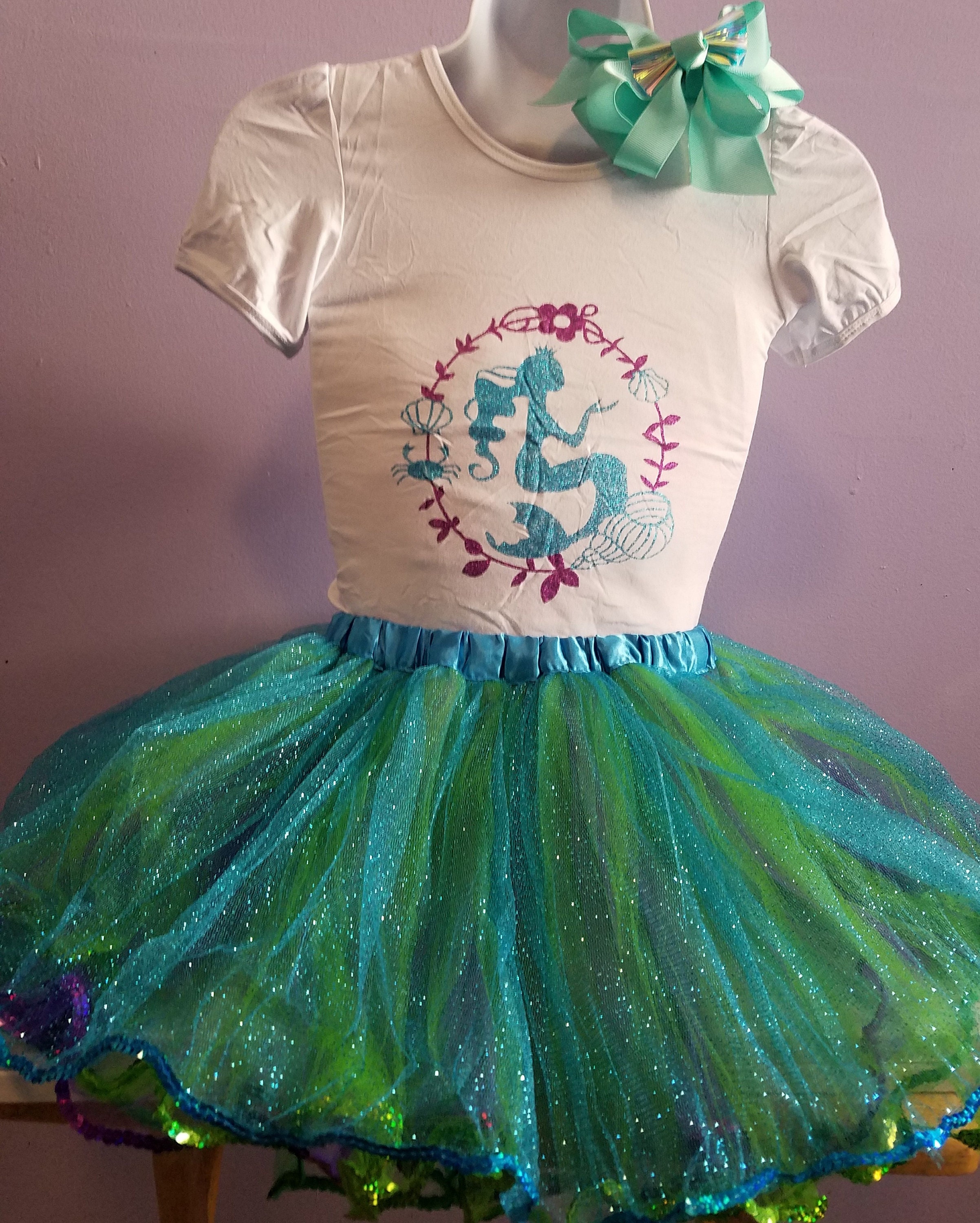 little mermaid tutu outfit