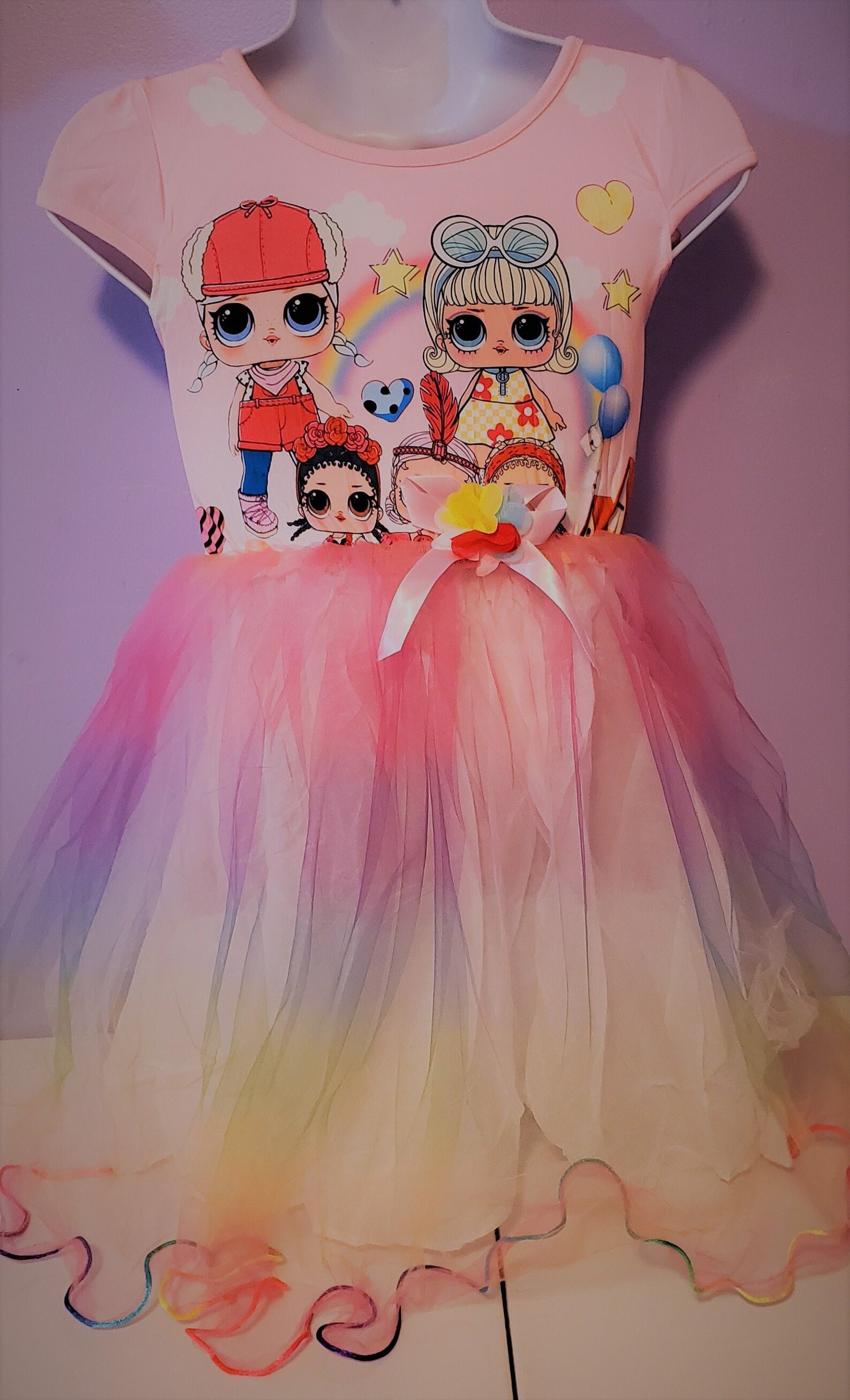 Fancy LOL pink summer Dress Etsy