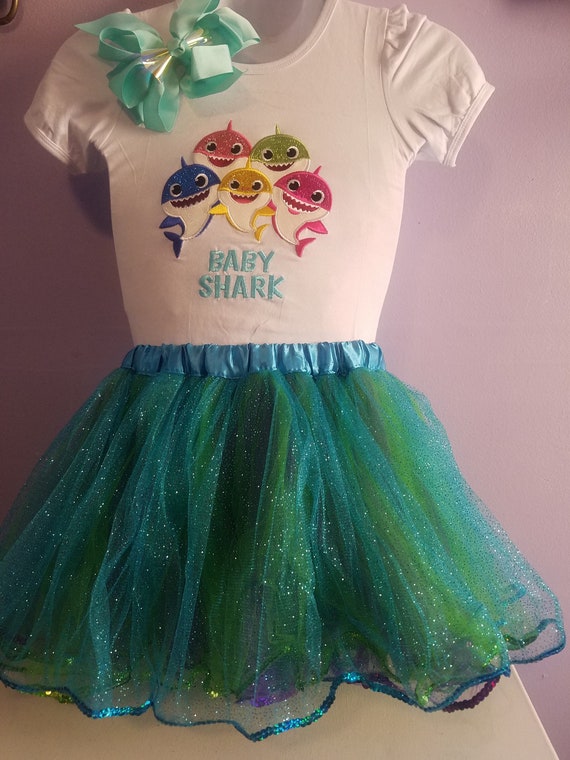 etsy baby shark outfit